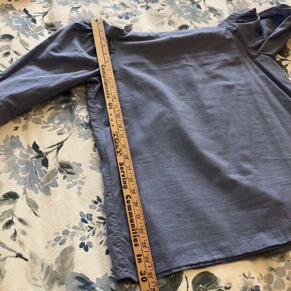 Theory periwinkle top - Picture 10 of 10